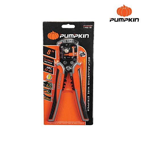 Pumpkin Multipurpose Self Adjusting Wire Stripper, Cutter and Crimping Tool 14618