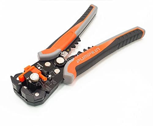 Pumpkin Multipurpose Self Adjusting Wire Stripper, Cutter and Crimping Tool 14618