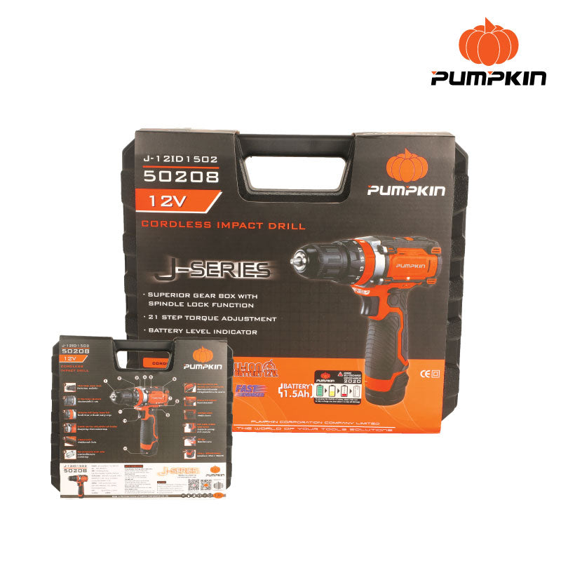 Pumpkin Cordless Impact Drill 50208 / 12V