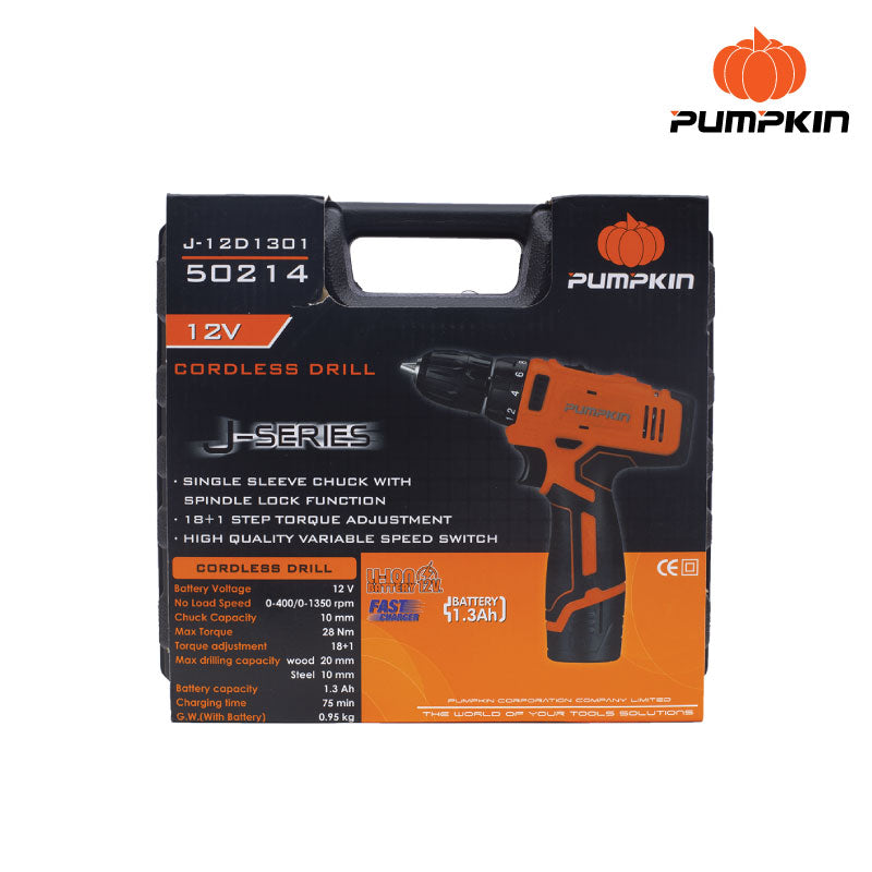 Pumpkin Cordless Screwdriver 50214 / 12V