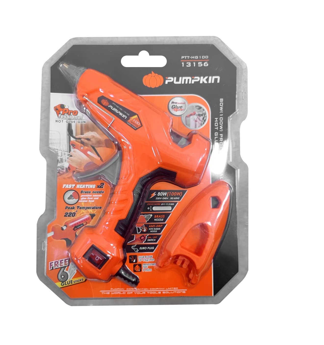 Pumpkin Glue Gun 13156 -100W (220-240V)