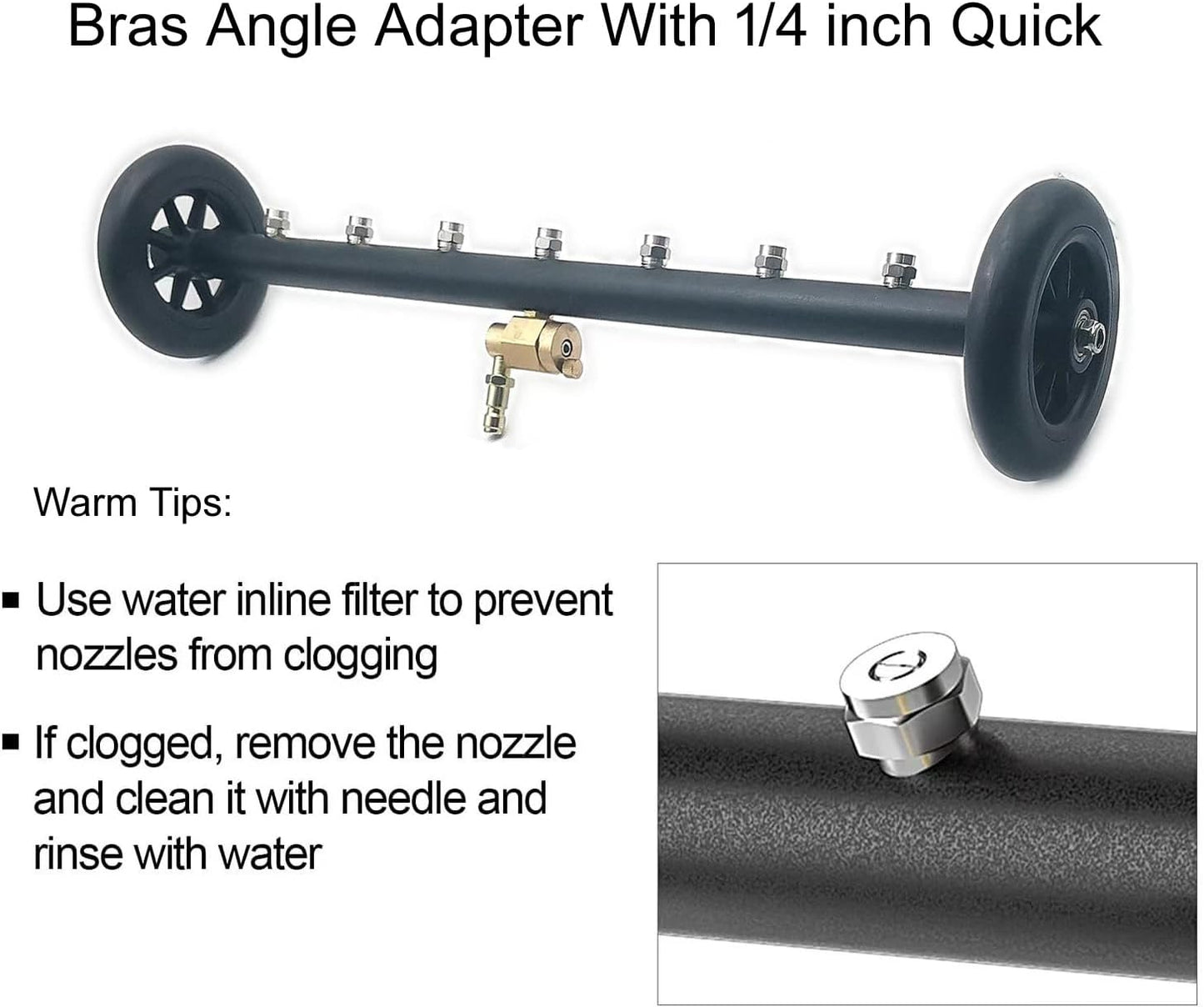 TUQO 2 in 1 Undercarriage and Surface Cleaner Attachment