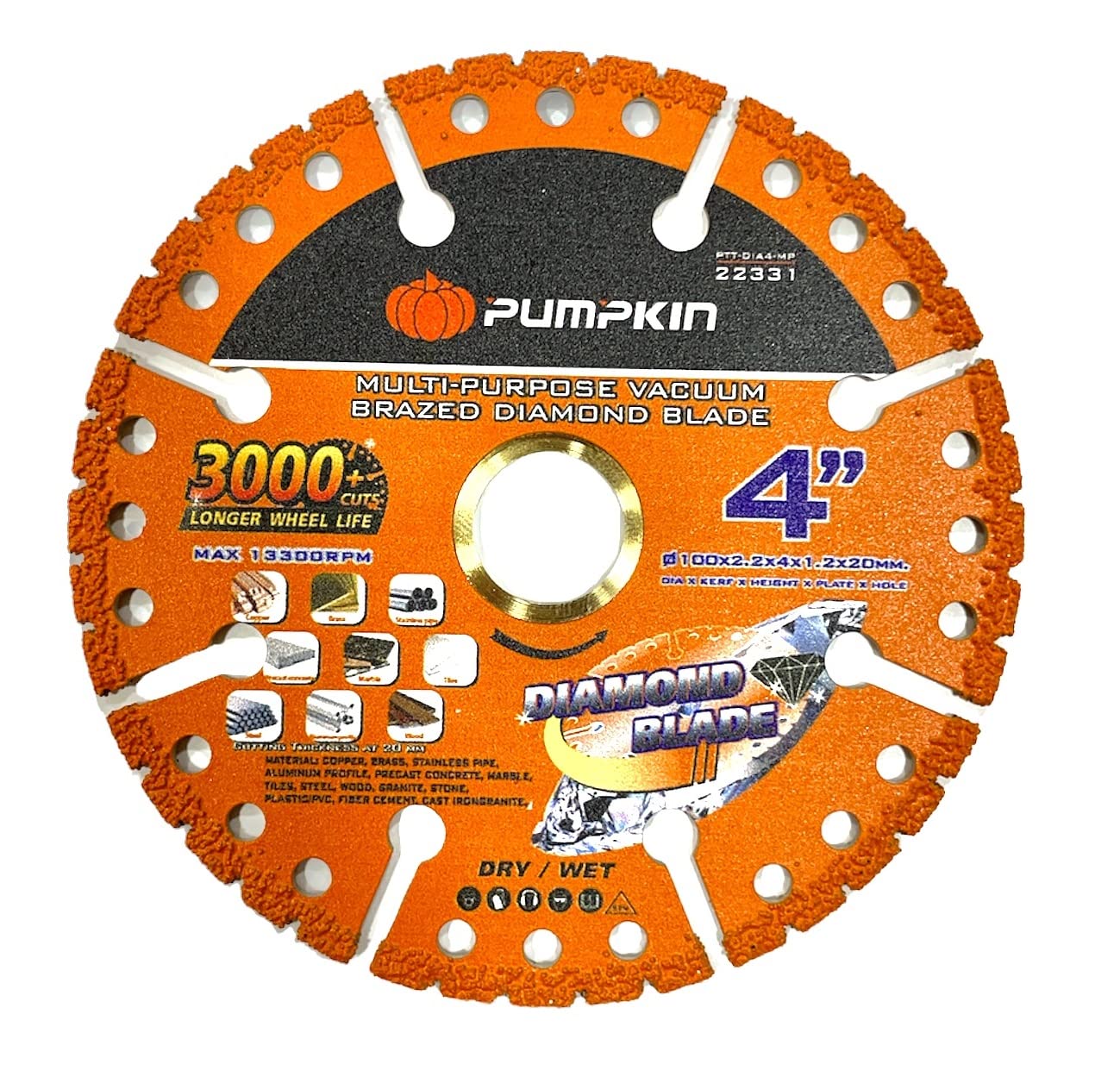 PUMPKIN Multi Purpose Diamond Blade 22331