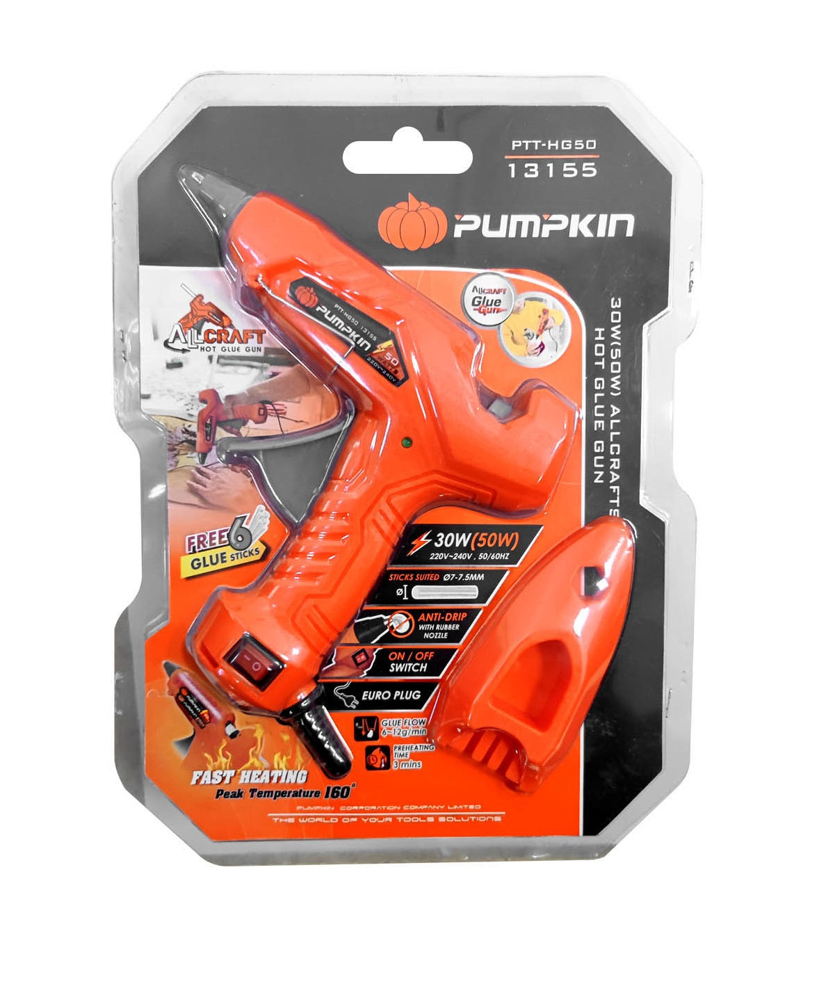 Pumpkin Glue Gun 13155 - 50W (220-240V)