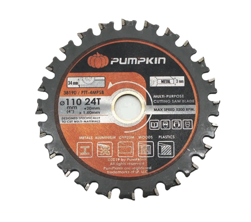 PUMPKIN MULTI PURPOSE TCT SAW BLADE - 38190