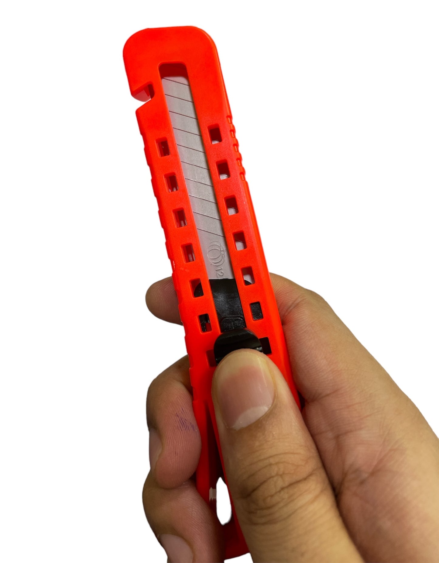 Pumpkin Utility Knife with Wire Stripper - Xtreme Spring Lock - 13211