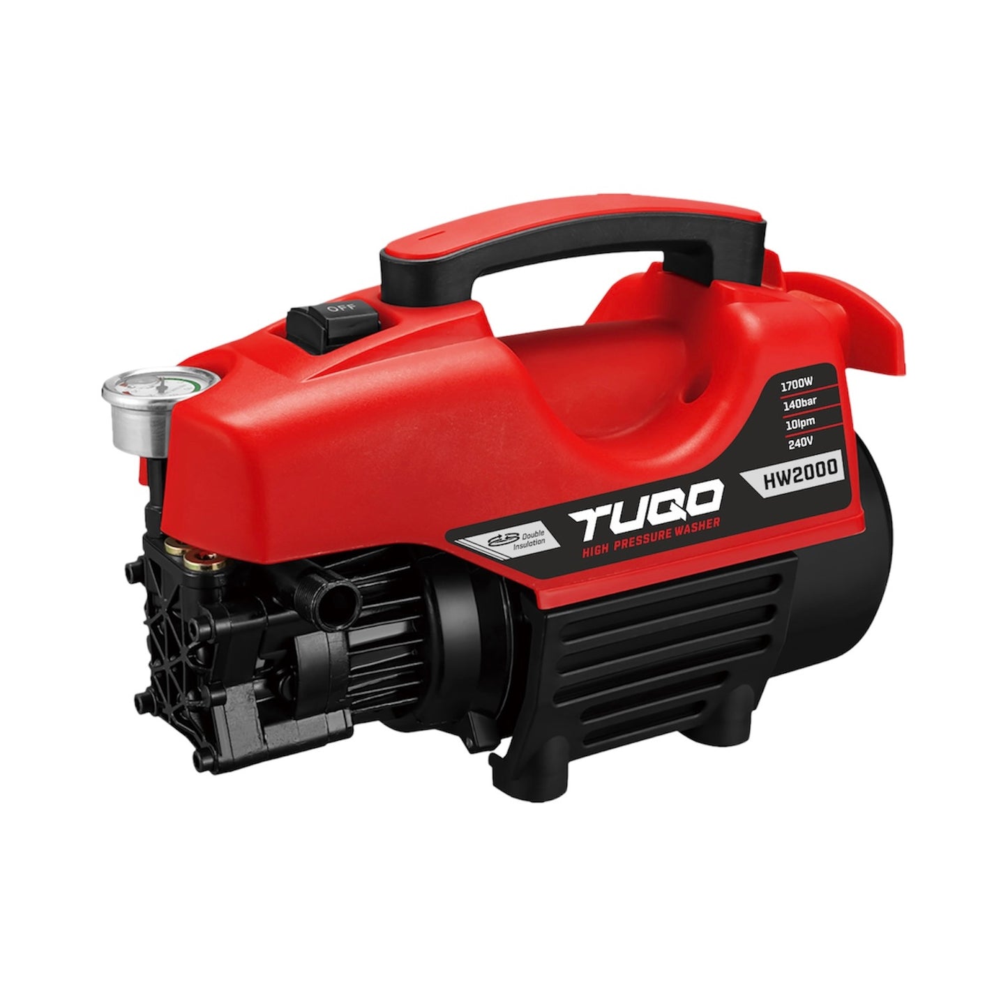 TUQO High Pressure Washer HW2000 / 140 Bar