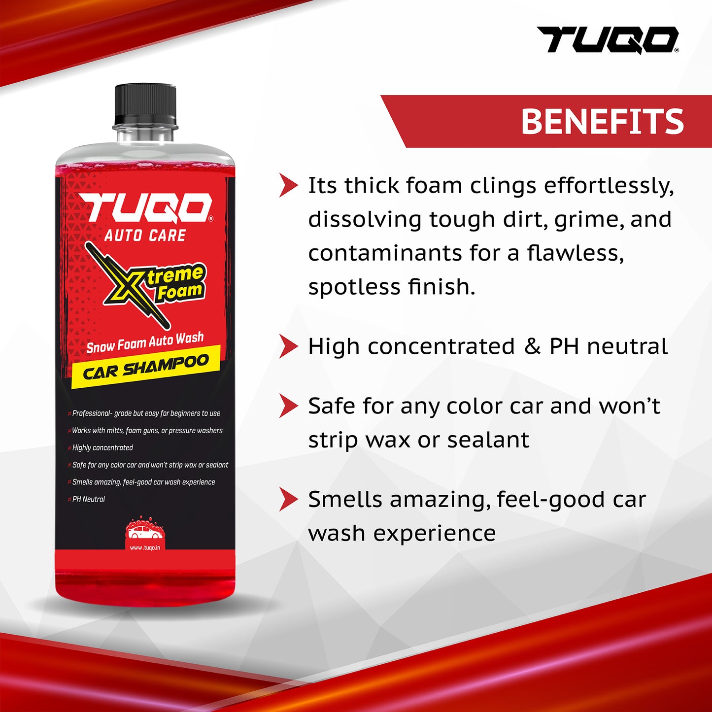 TUQO Xtreme Foam Car Shampoo