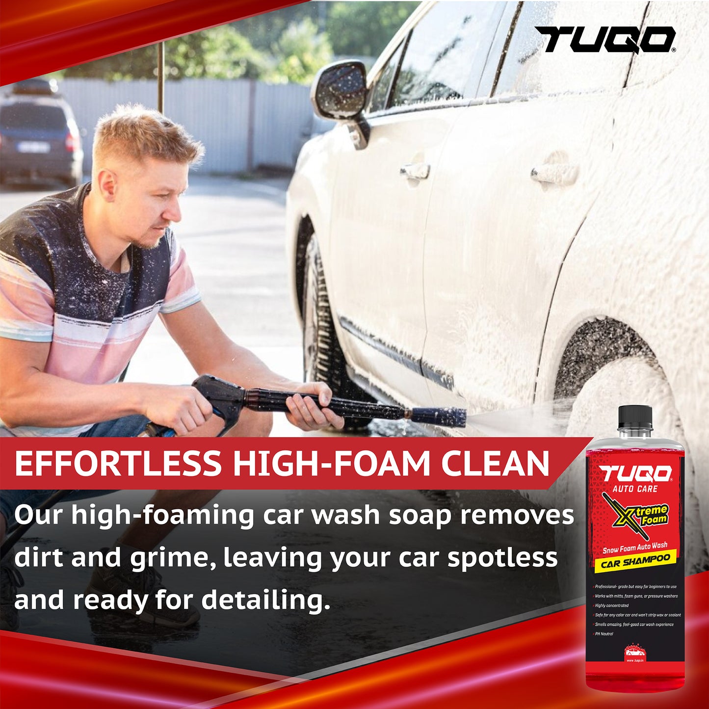 TUQO Xtreme Foam Car Shampoo